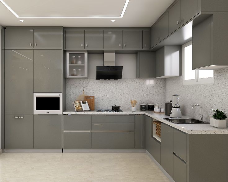 L-Shaped Kitchen 9